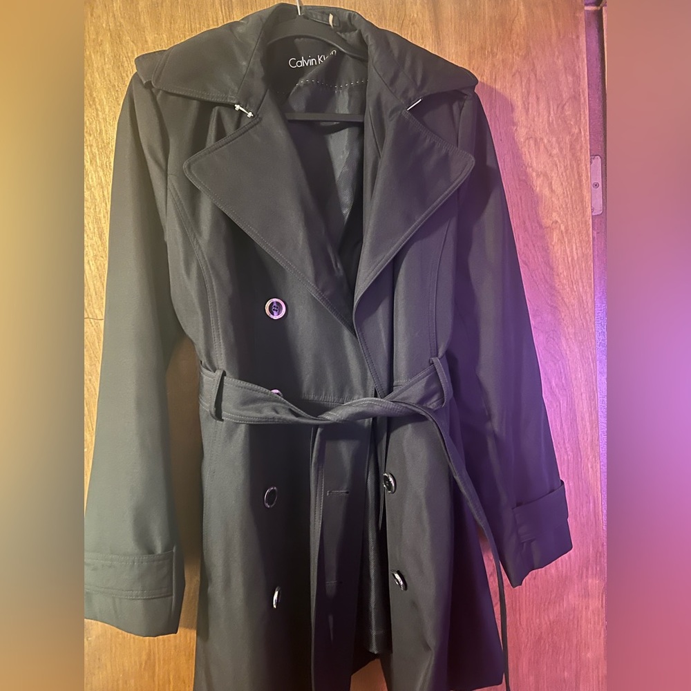 Calvin Klein Black Peacoat